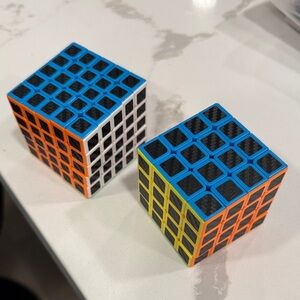 2 Colorful Puzzle Cubes